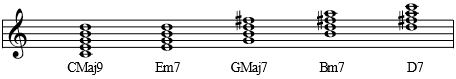 Chord Substitution - Overlapping Chords 5